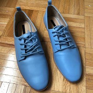 Zara flat lace up shoes
